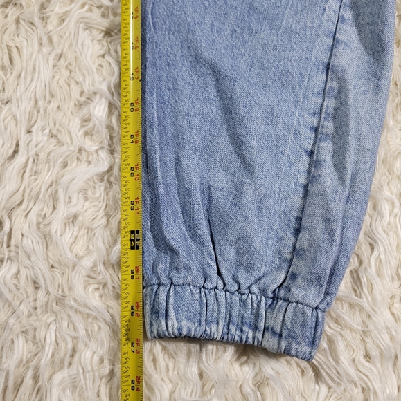 Rag & Bone Miramar Trompe L'oeil Elastic Waist High-Rise Sweatpant Joggers Jeans - Picture 12 of 16